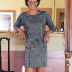Athleta Give It Your All Dress Gray Medium